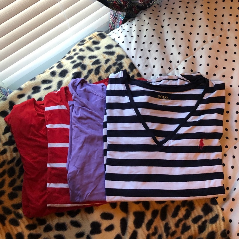 🛑Sold🛑4 Polo Ralph Lauren Tee’s